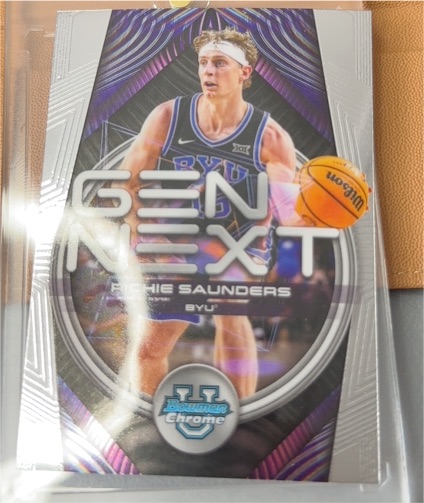 2025-26 Topps Bowman Chrome Gen Next #GN-23 Richie Saunders — front