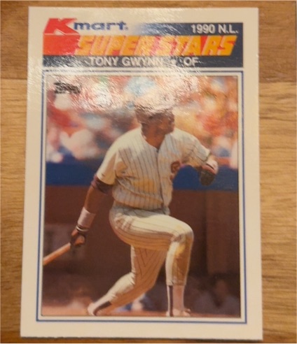 1990 Topps Kmart Superstars #5 Tony Gwynn — front