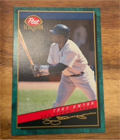 1994 Post Collection #13 Tony Gwynn — front
