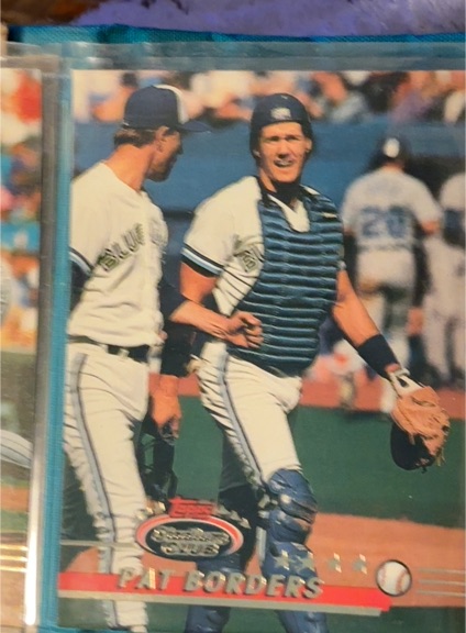 1993 Topps Stadium Club #1 Pat Borders — front