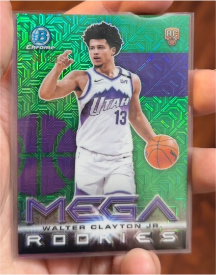 2025 Bowman Chrome Mega Rookies #MR-18 Walter Clayton Jr. — front