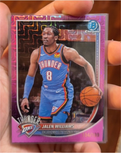 2025-26 Bowman Chrome #BCV-107 Jalen Williams — front