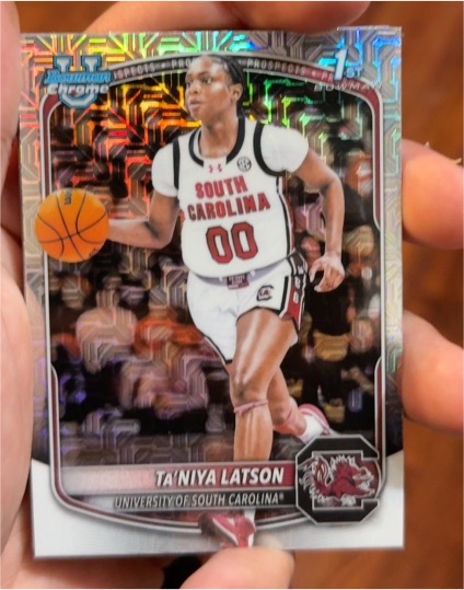 2025 Bowman Chrome #BCP-86 Ta'Niya Latson — front