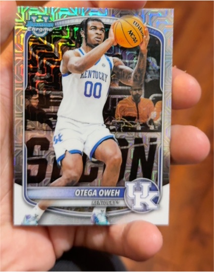 2025-26 Bowman Chrome #BCP-98 Otega Oweh — front
