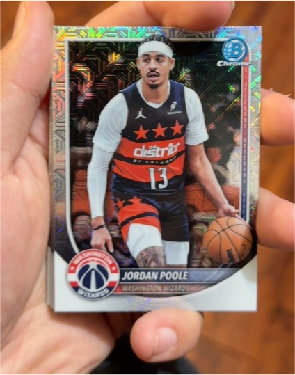 2025 Bowman Chrome #BCV-97 Jordan Poole — front