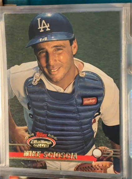 1993 Topps Stadium Club #46 Mike Scioscia — front