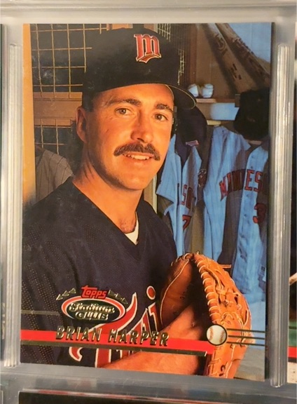 1993 Topps Stadium Club #95 Brian Harper — front