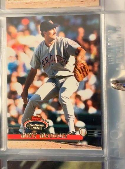 1992 Topps Stadium Club #26 Mike Maddux — front
