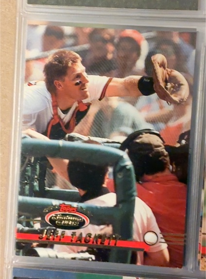 1993 Topps Stadium Club #186 Jeff Tackett — front