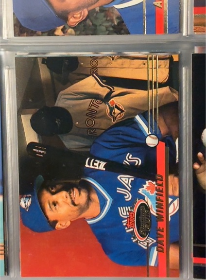 1993 Topps Stadium Club #206 Dave Winfield — front