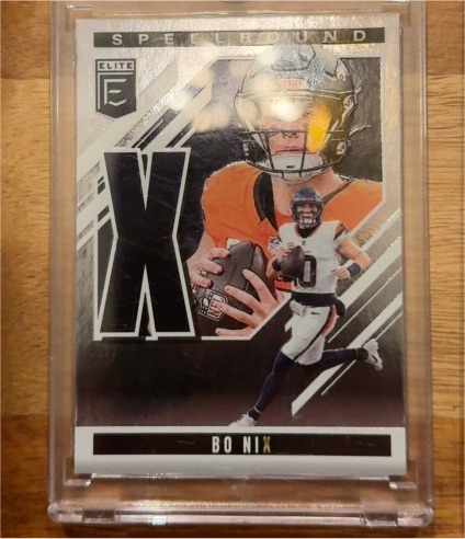 2025 Panini Donruss Elite #26 Bo Nix Spellbound N — front