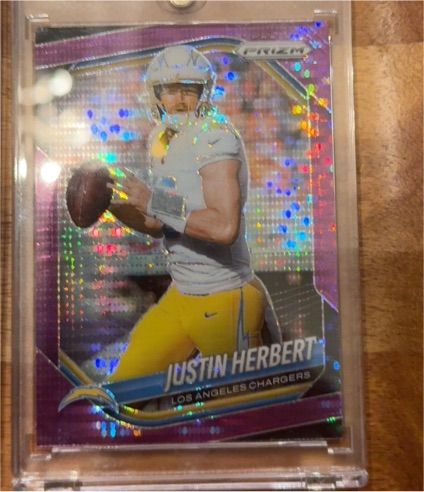 2025 Panini Prizm #215 Justin Herbert — front