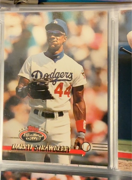1993 Topps Stadium Club #398 Darryl Strawberry — front