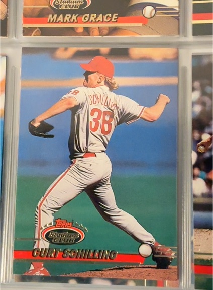 1993 Topps Stadium Club #422 Curt Schilling — front