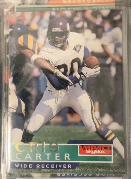 1995 SkyBox Impact #88 Cris Carter — front
