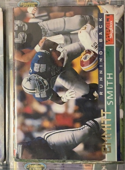 1995 Skybox Emmitt Smith #T — front