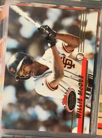 1993 Topps Stadium Club #91 Willie McGee — front