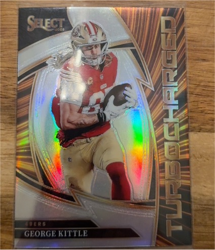 2025 Panini Select #19 George Kittle Turbocharged — front