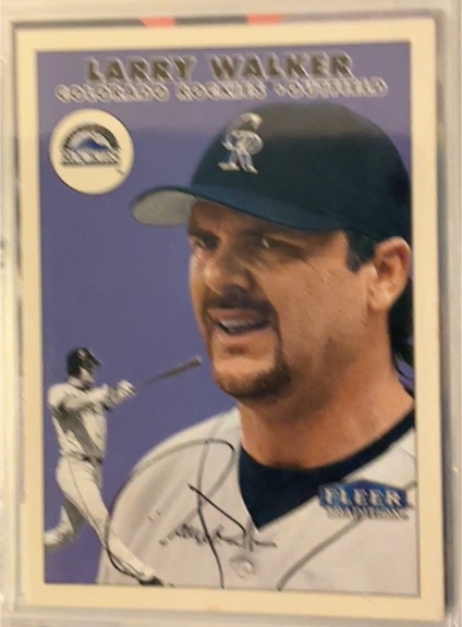 2000 Fleer Tradition #100 Larry Walker — front