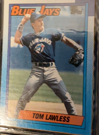 1990 Topps #49 Tom Lawless — front