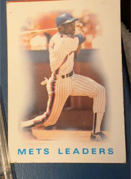 1986 Topps #126 Mets Leaders Mookie Wilson — front