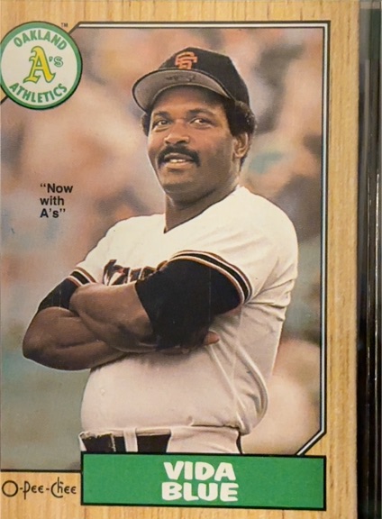 1987 O-Pee-Chee #260 Vida Blue — front