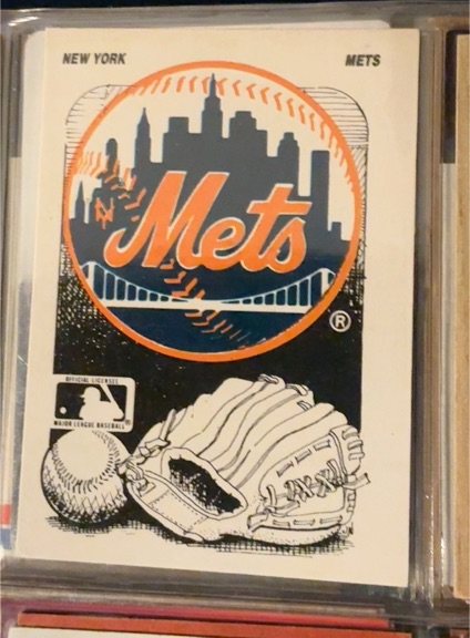 1987 Fleer #NNO New York Mets — front