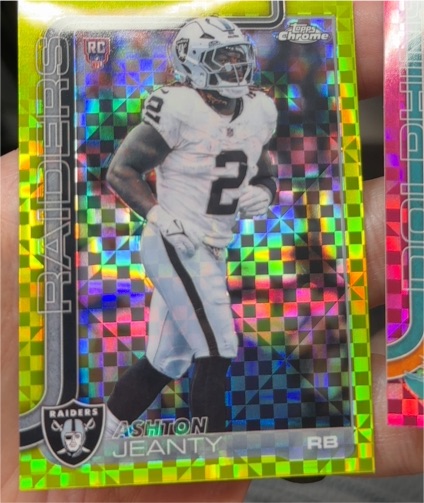 2025 Topps Chrome #322 Ashton Jeanty — front