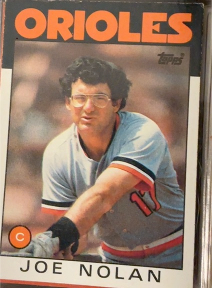1986 Topps #781 Joe Nolan — front