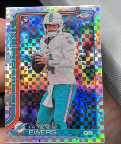 2025 Topps Chrome #316 Quinn Ewers — front