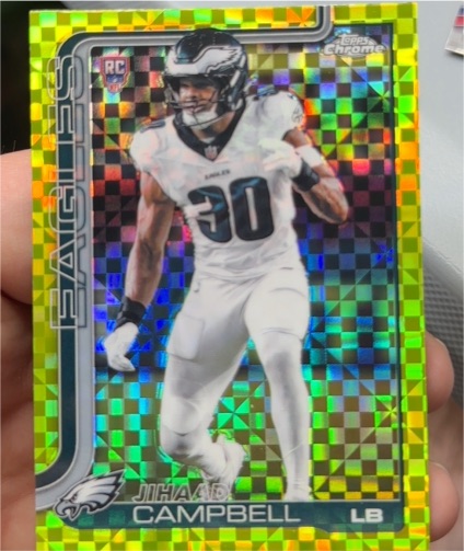 2025 Topps Chrome #366 Jihaad Campbell — front