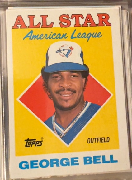 1988 Topps #390 George Bell — front
