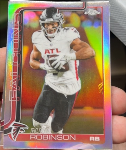 2025 Topps Chrome #16 Bijan Robinson — front