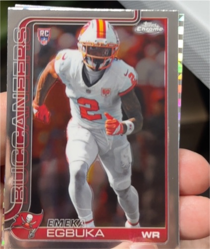2025 Topps Chrome #312 Emeka Egbuka — front
