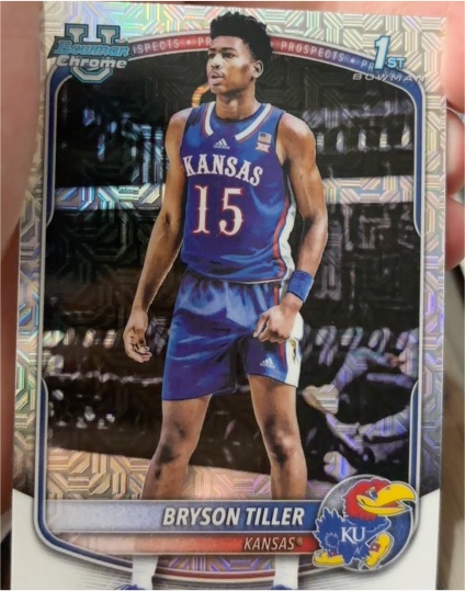 2025 Bowman Chrome #BCP-8 Bryson Tiller — front