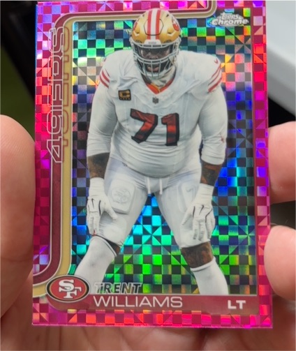 2025 Topps Chrome #265 Trent Williams — front