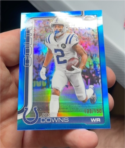 2025 Topps Chrome #133 Josh Downs — front