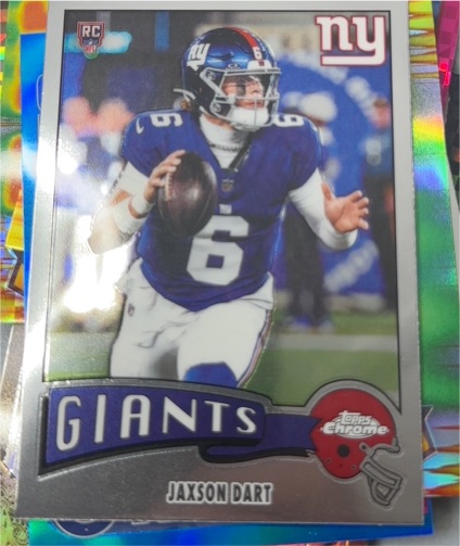 2025 Topps Chrome #1975-25 Jaxson Dart — front