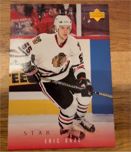 1995-96 Upper Deck #268 Eric Daze Chicago Blackhawks — front