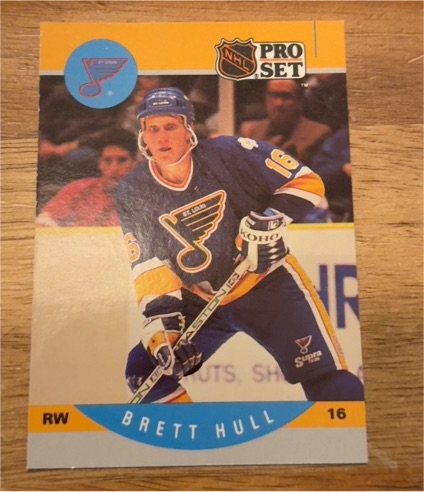 1990-91 Pro Set #1 Brett Hull — front