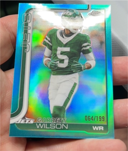 2025 Topps Chrome #235 Garrett Wilson — front