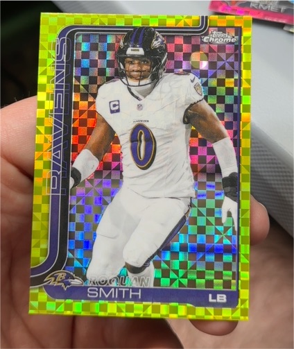 2025 Topps Chrome #27 Roquan Smith — front
