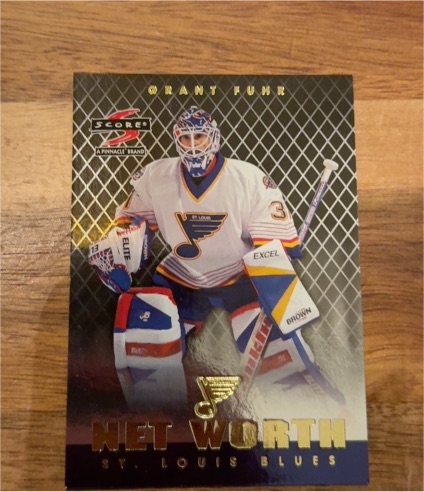 1997-98 Score #10 Grant Fuhr Net Worth — front