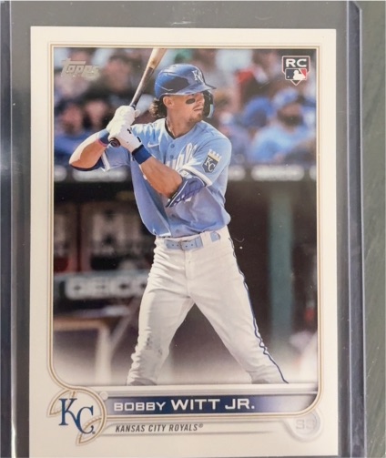2022 Topps #660 Bobby Witt Jr. — front