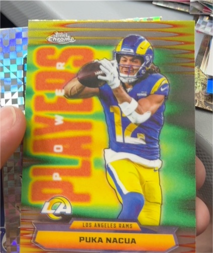 2025 Topps Chrome Power Players #PP-24 Puka Nacua — front