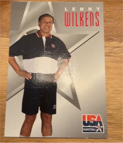 1996 SkyBox Texaco #13 Lenny Wilkens USA Basketball — front