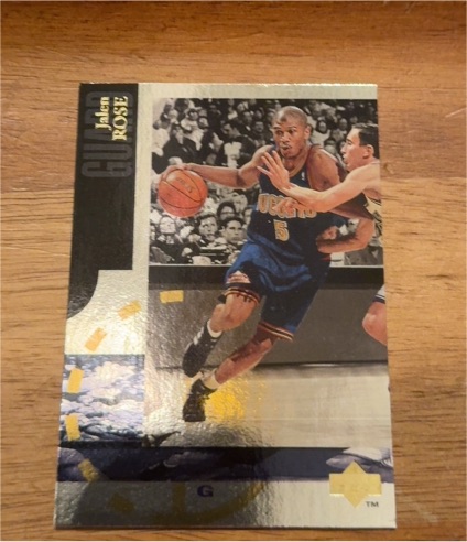 1994-95 Upper Deck Special Edition #SE112 Jalen Rose — front