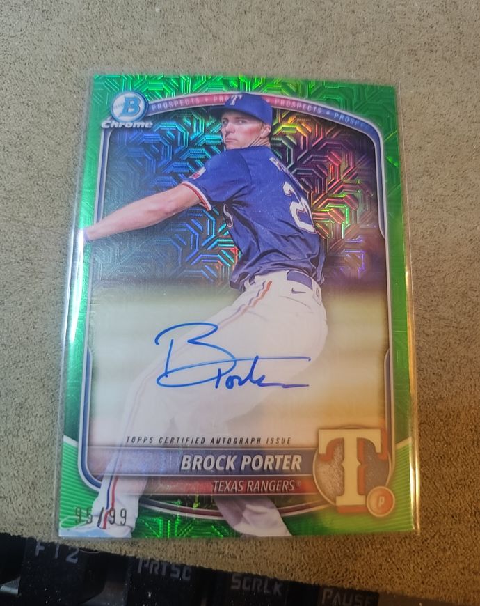 2025 Bowman Chrome #BMA-BP Brock Porter — front