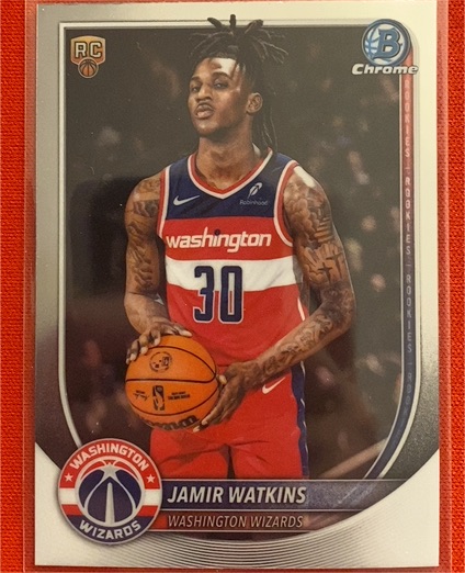 2025 Bowman Chrome #BCV-44 Jamir Watkins — front
