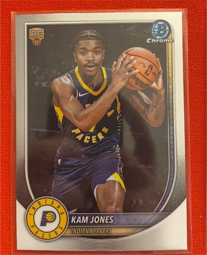 2025-26 Bowman Chrome #BCV-39 Kam Jones — front